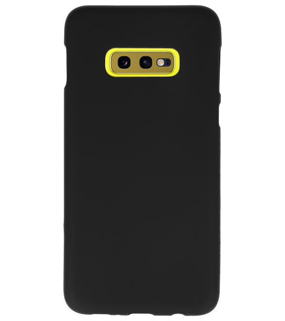 Farve TPU taske til Samsung Galaxy S10e sort