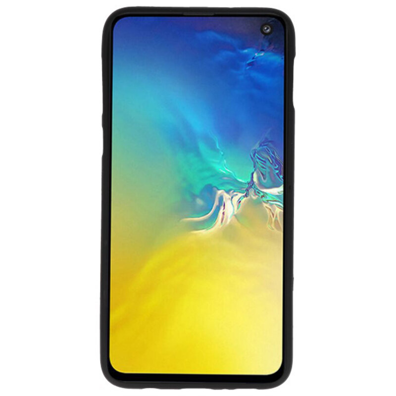 Custodia in TPU a colori per Samsung Galaxy S10e nero