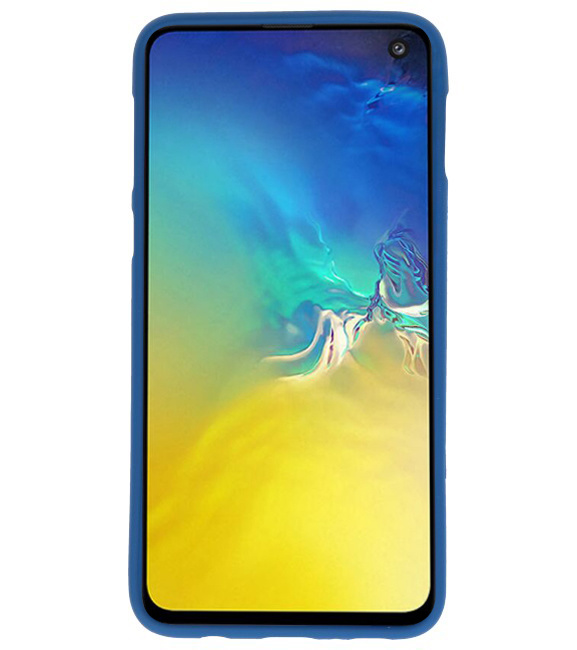 Coque TPU couleur pour Samsung Galaxy S10e Navy