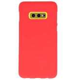 Color TPU Hoesje voor Samsung Galaxy S10e Rood