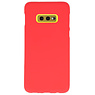 Coque en TPU couleur pour Samsung Galaxy S10e rouge