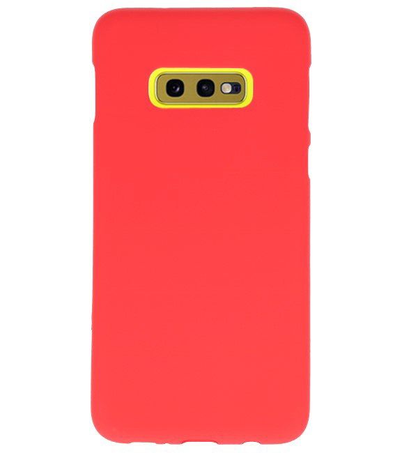 Color TPU case for Samsung Galaxy S10e red