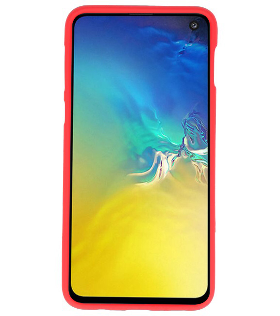 Funda TPU en color para Samsung Galaxy S10e rojo.