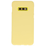 Coque TPU couleur pour Samsung Galaxy S10e Jaune