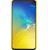 Coque TPU couleur pour Samsung Galaxy S10e Jaune