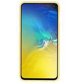Color TPU Hoesje voor Samsung Galaxy S10e Geel