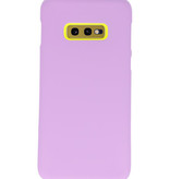 Color TPU case for Samsung Galaxy S10e Purple