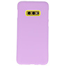 Coque TPU couleur pour Samsung Galaxy S10e Violet