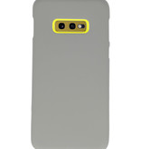 Farve TPU taske til Samsung Galaxy S10e grå