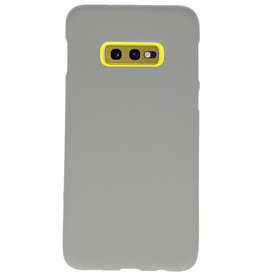 Custodia in TPU colorata per Samsung Galaxy S10e grigio