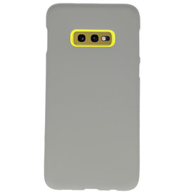 Farb-TPU-Hülle für Samsung Galaxy S10e grau