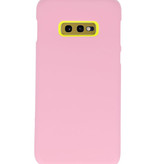 Color TPU Hoesje voor Samsung Galaxy S10e Roze