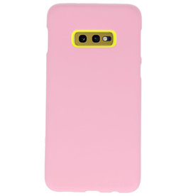 Color TPU case for Samsung Galaxy S10e Pink