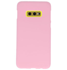 Color TPU Hoesje voor Samsung Galaxy S10e Roze