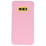 Coque TPU couleur pour Samsung Galaxy S10e Rose