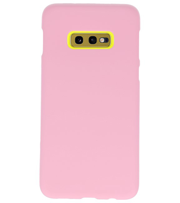 Funda TPU Color para Samsung Galaxy S10e Rosa
