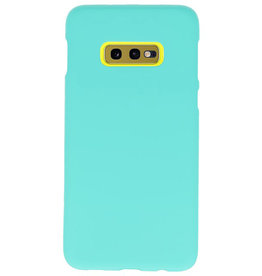 Coque en TPU couleur pour Samsung Galaxy S10e Turquoise