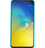 Coque en TPU couleur pour Samsung Galaxy S10e Turquoise