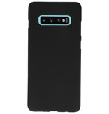 Funda TPU en color para Samsung Galaxy S10 Plus negro