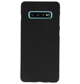 Color TPU case for Samsung Galaxy S10 Plus black