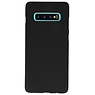 Farb-TPU-Hülle für Samsung Galaxy S10 Plus schwarz