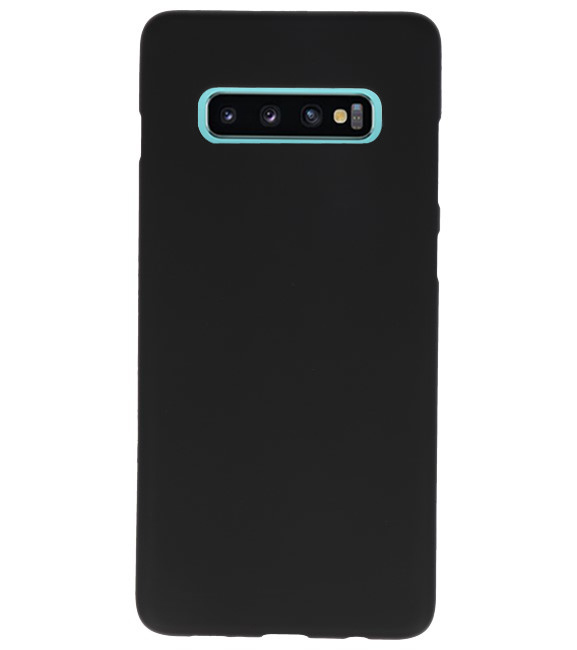 Color TPU case for Samsung Galaxy S10 Plus black