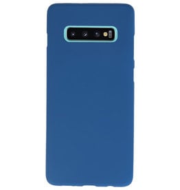Color TPU case for Samsung Galaxy S10 Plus Navy