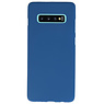 Color TPU Hoesje voor Samsung Galaxy S10 Plus Navy