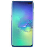 Farve TPU taske til Samsung Galaxy S10 Plus Navy