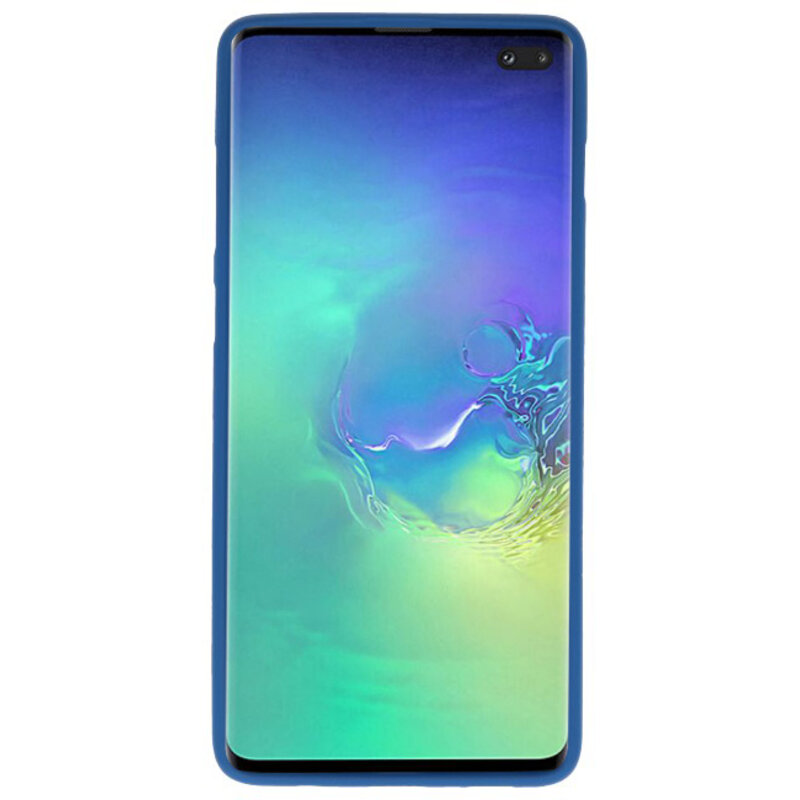 Coque TPU couleur pour Samsung Galaxy S10 Plus Navy