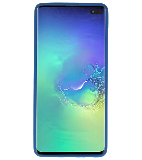 Color TPU Hoesje voor Samsung Galaxy S10 Plus Navy