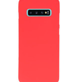 Color TPU Hoesje voor Samsung Galaxy S10 Plus Rood