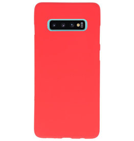 Color TPU case for Samsung Galaxy S10 Plus red