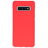 Color TPU Hoesje voor Samsung Galaxy S10 Plus Rood