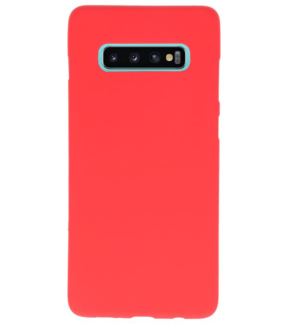 Color TPU case for Samsung Galaxy S10 Plus red