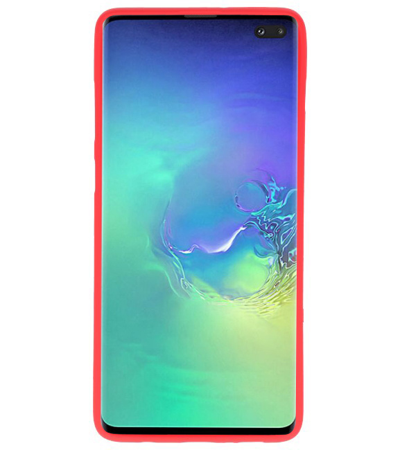 Color TPU case for Samsung Galaxy S10 Plus red