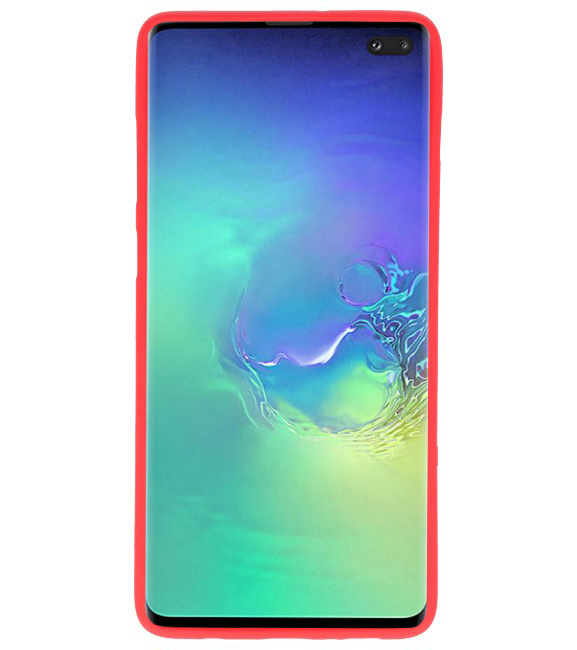 Farb-TPU-Hülle für Samsung Galaxy S10 Plus rot