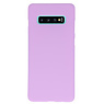 Farb-TPU-Hülle für Samsung Galaxy S10 Plus Purple