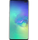 Farve TPU taske til Samsung Galaxy S10 Plus grå