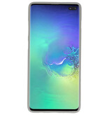 Farve TPU taske til Samsung Galaxy S10 Plus grå