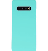 Color TPU Hoesje voor Samsung Galaxy S10 Plus Tuqquoise