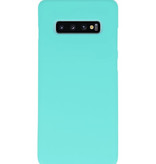 Funda TPU en color para Samsung Galaxy S10 Plus Tuqquoise