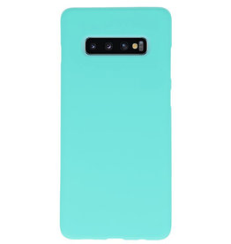Color TPU case for Samsung Galaxy S10 Plus Tuqquoise