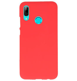 Caja de color TPU para Huawei P Smart 2019 rojo