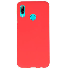 Coque en TPU couleur pour Huawei P Smart 2019 rouge