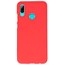 Caja de color TPU para Huawei P Smart 2019 rojo