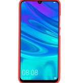 Caja de color TPU para Huawei P Smart 2019 rojo