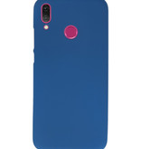 Farve TPU taske til Huawei Y9 2019 Navy