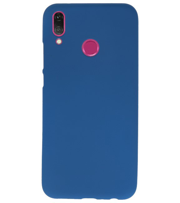 Color TPU Hoesje voor Huawei Y9 2019 Navy