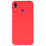 Caja de color TPU para Huawei Y9 2019 rojo